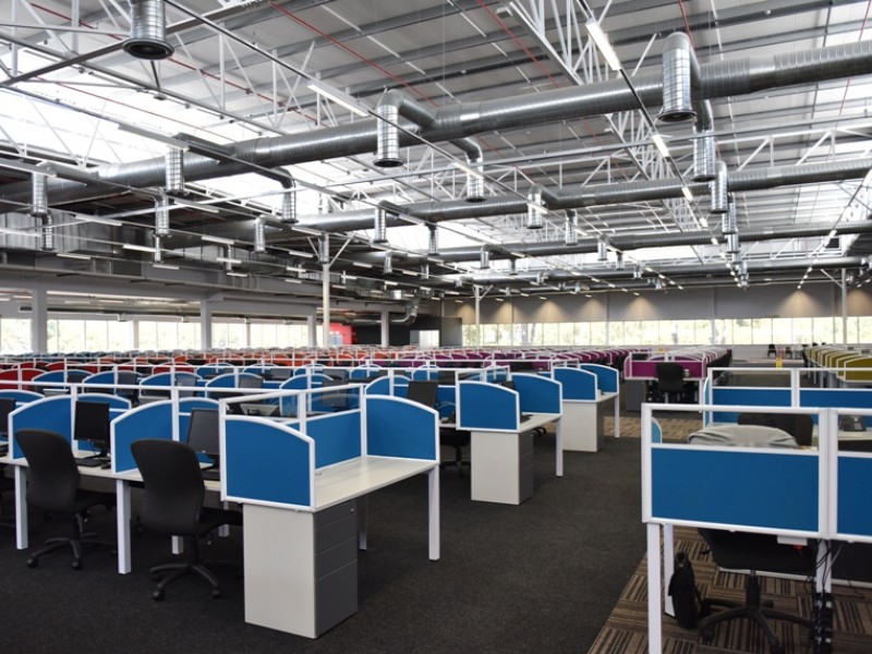Large call centre area